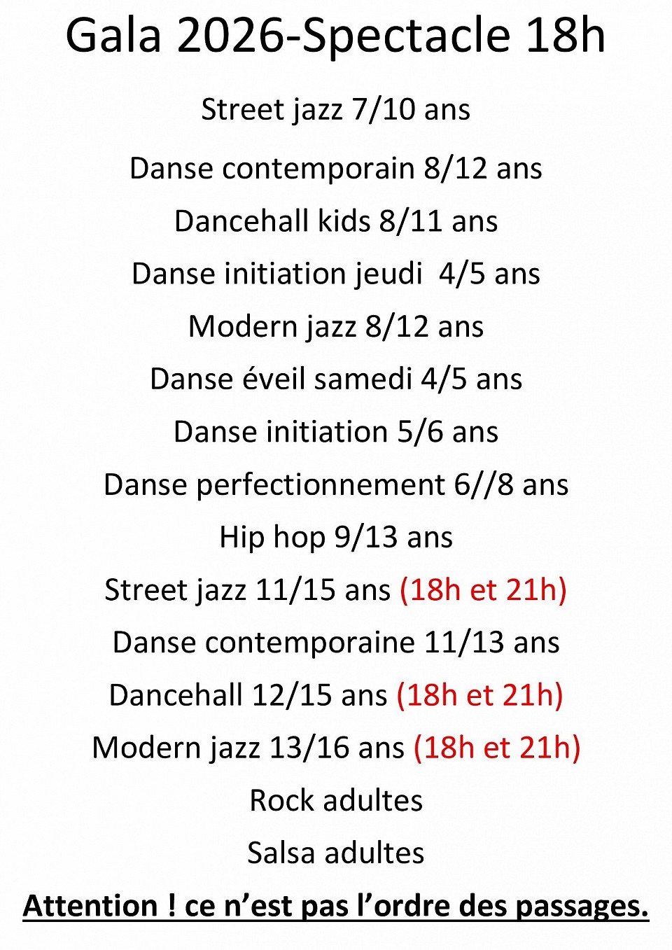 danses