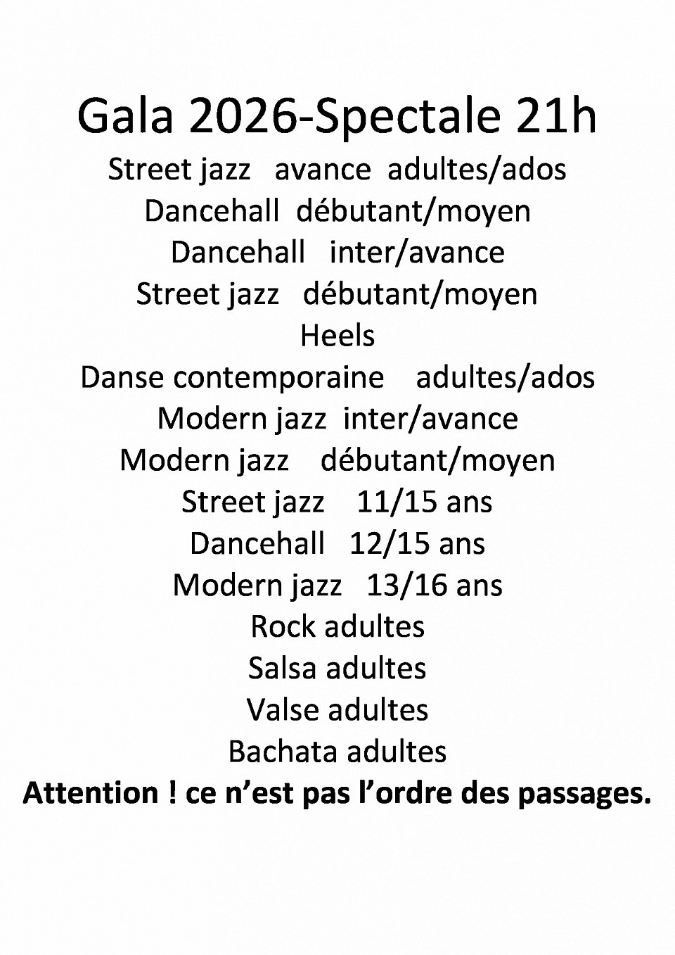 danses